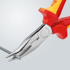 Knipex 25 26 160 Platspitse tang met zijsnijder Radiotange