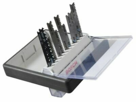 Bosch 2607010542 10 delige Robust Line Decoupeerzaagblad set - Hout / Metaal