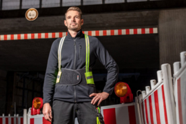 Kneetek Rugsteungordel BR 110 HiVis kniebescherming BR110XL