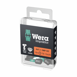 Wera 867/1 IMP DC TORX Impaktor  TX 15 x 25 mm, 10x 05057623001