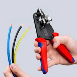 Knipex nauwkeurige draadstripper met vormmesjes 12 12 15