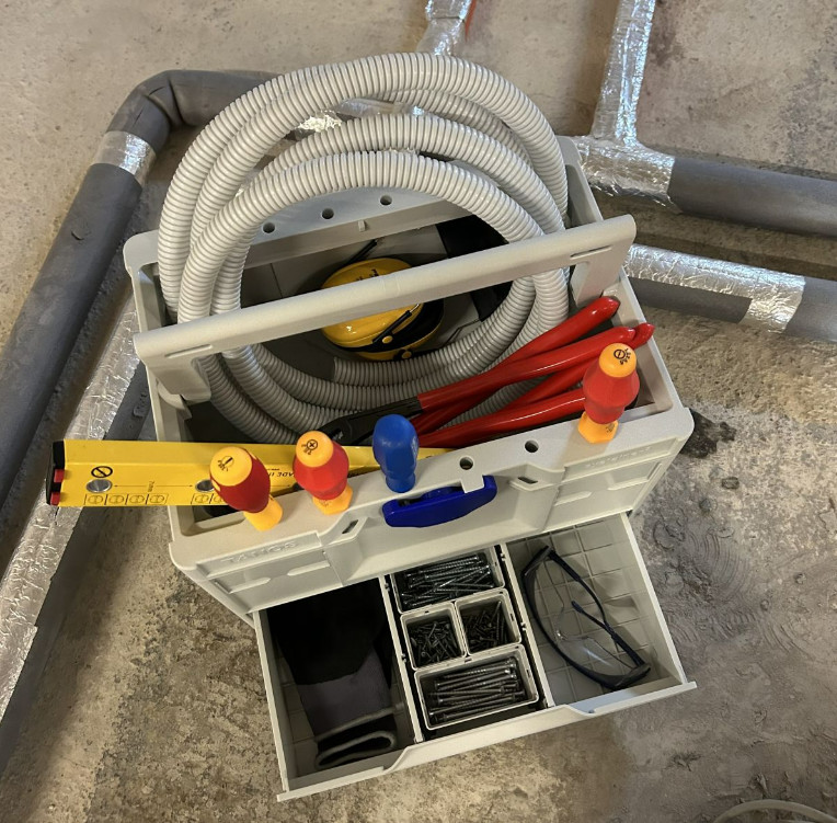 Tanos Systainer³ CombiBox M 287, lichtgrijs 83001058