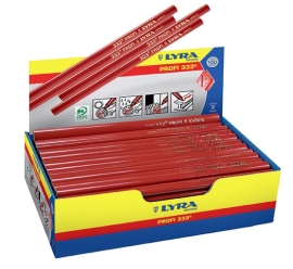 Lyra Timmermanspotlood rood 24 cm 100 stuks 4332103