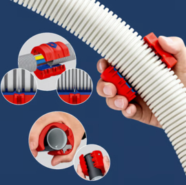 Knipex Bix voor gegolfde- geribbelde buizen  90 22 10 V01