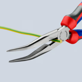 Knipex Platspitse tang met zijsnijder telefoontang  26 22 200