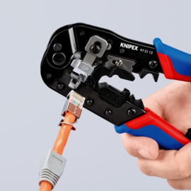 Knipex 97 51 13  Krimptangen voor RJ45-westernstekkers