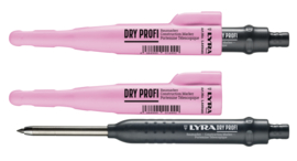 Lyra Dry Profi markeerpotlood bouwpotlood roze 4494202