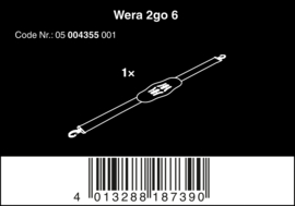 Wera 2go 6 draagriem 05004355001