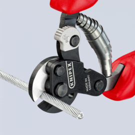 Knipex 95 62 160 Staaldraadschaar Ook voor zeer stevige draadkabels