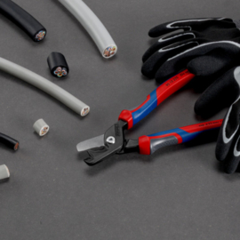 KNIPEX 95 12 225 StepCut® XL Kabelschaar met getrapte snede