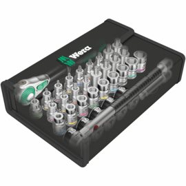 WERA 9475 STOFFEN GEREEDSCHAPS ETUI 8100 SA ALL-IN ZYKLOP SPEED 1/4", LEEG,