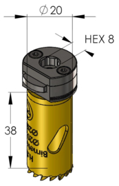 ProFit HSS Bi-metaal Plus gatzaag 20 mm 09041020