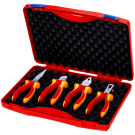 knipex  Gereedschapsbox "RED" Electro Set 1 4-delig  00 20 15