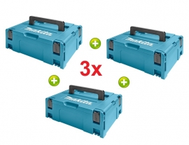 3x Makita M-box nr.2  821550-0 (systainer)  Voordeel SET