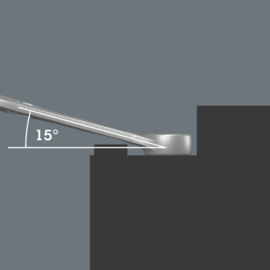 Wera 9641 Magneetstrip 6003 Joker 2 ringsteeksleutelset, 5‑delig 05020234001