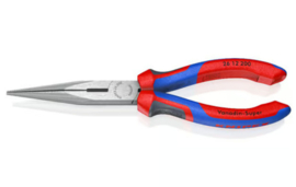 Knipex 26 12 200  Platspitse tang met zijsnijder (telefoontang)