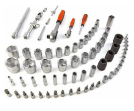 Bahco S800 DOPPENSET 1/4INCH & 1/2INCH 77 DELIG