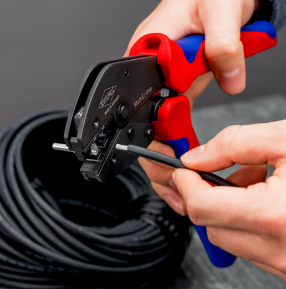 Knipex MultiCrimp Krimptang met wissellader 97 33 03