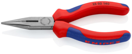 Knipex 25 02 140 radiotang platspitse tang met zijsnijder