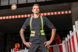 Kneetek Rugsteungordel BR 110 HiVis kniebescherming BR110XL