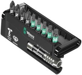 Wera 5057417001 10-delige Bit-Check Impaktor Bitset