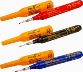 Pica L150-Pica Ink LYRA diepgatmarkerset  pennen, kleuren  3 stuks
