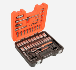 Bahco S800 DOPPENSET 1/4INCH & 1/2INCH 77 DELIG