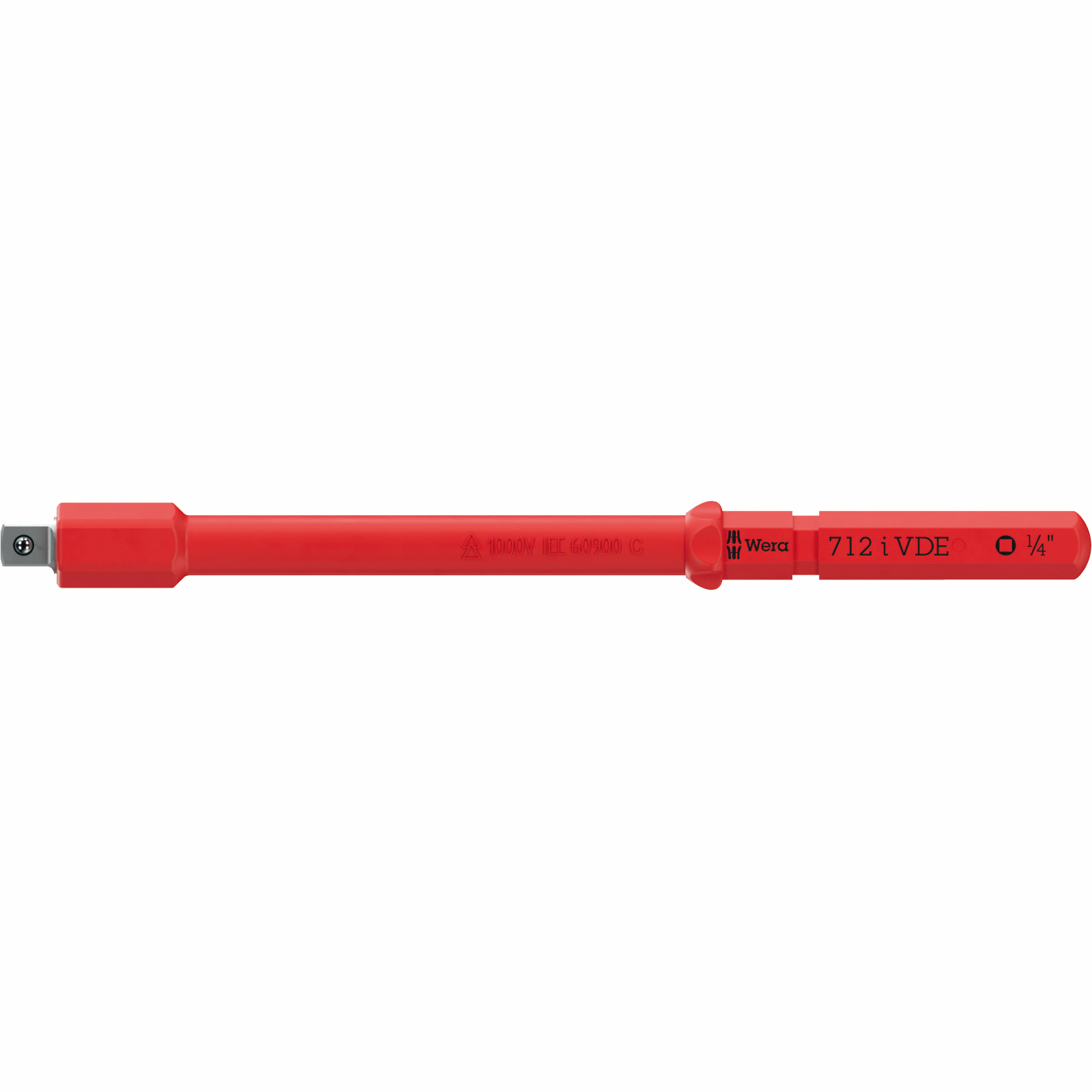 Wera Kraftform Kompakt A VDE 712 i adapterkling, geïsoleerd, voor 1/4" doppen 05006642001