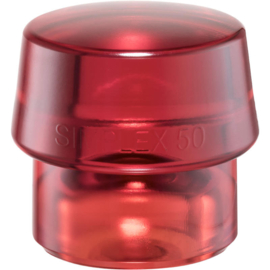 Halder 3206050  Hamer dop SIMPLEX, plastic, rood, 50 mm