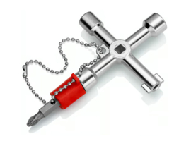 Knipex 00 11 03 Schakelkastsleutel Voor alle standaard schakelkasten en afsluitsystemen