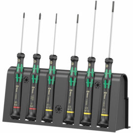 Wera 2035/6 A Micro-schroevendraaierset + houder, 6‑delig 05118150001