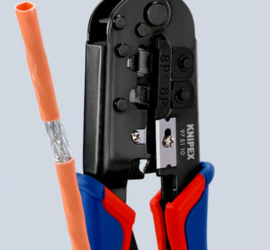 Knipex 97 51 10 Krimptang voor Western-stekkers