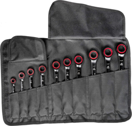 Bosch Professional Ringsleutel Set 10 Delig met Ratel - 8-19mm