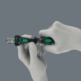 Wera Black Edition 8000 A SB Zyklop-ratel met 1/4"-aandrijving 05135880001