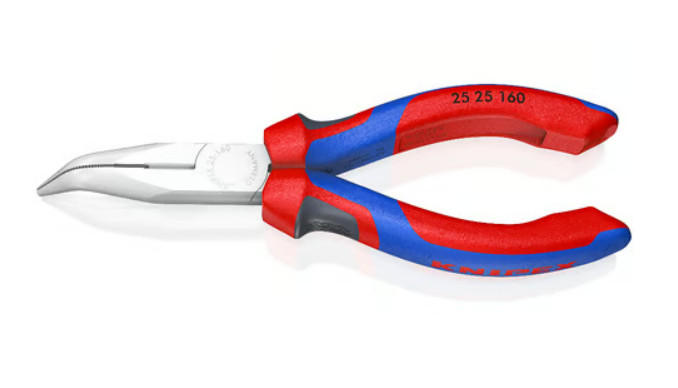 Knipex 25 25 160 Platspitse tang met zijsnijder (radiotang)