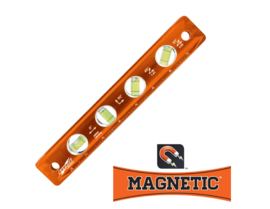 SWANSON MAGNETISCHE TORPEDO WATERPAS (4 LIBELLEN) TL043M