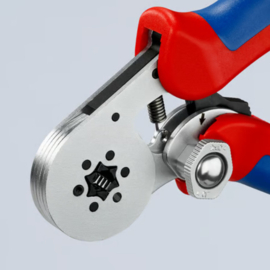 Knipex 97 55 14 Zelfinstellende krimptang voor adereindhulzen
