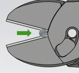Knipex 73 72 180 TwinForce Hoogwaardige zijsnijtangen