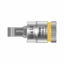 Wera 8700 A FL Sleuf Bitdop 1.0x5.5 mm 1/4"-aandrijving 05003321001