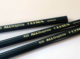 Lyra  4362103 allgraphite 436 potlood  Timmermanspotlood zwart