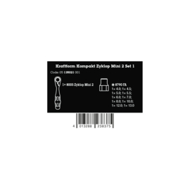 Wera Kraftform Kompakt Zyklop Mini 2 set 1 05135021001