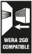 Wera 2go 2 XL gereedschapskoffer, 2‑delig 05004357001