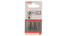 Bosch 2607001515 Philips Bit 25 mm Extra Hard - PH3 (3st)