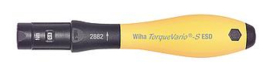 Wiha 2882 S10 TorqueVario-S ESD momentschroevendraaierset - 13 delig - 27687