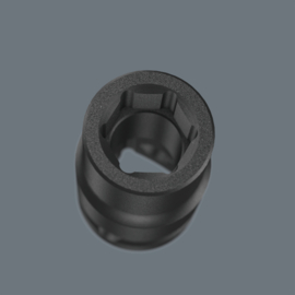 Wera 9725 Schuimrubberen inzetstuk met Zyklop C, 1/2", Impaktor Deep doppen Set 1, 11‑delig  05150115001