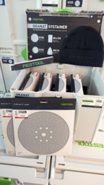 Festool Schuurmateriaal-Systainer³ Granat D225 GR SYS 578280 + extra's