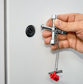 Knipex 00 11 03 Schakelkastsleutel Voor alle standaard schakelkasten en afsluitsystemen