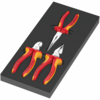 Wera 9784 Schuimrubberen inzetstuk met KNIPEX tangen Set VDE 1, 3‑delig  05150184001