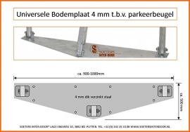 Parkeerbeugel Montageplaat Universeel