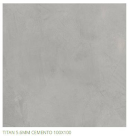 Grespania Titan Cemento 100 x 100 cm, 5.6mm dik